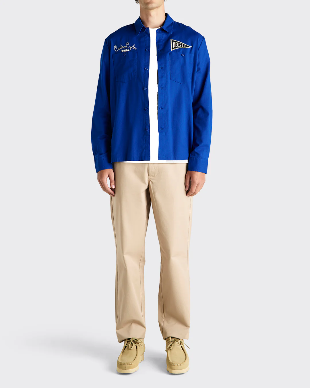 Forecourt Ls Shirt - Classic Blue - Image 5