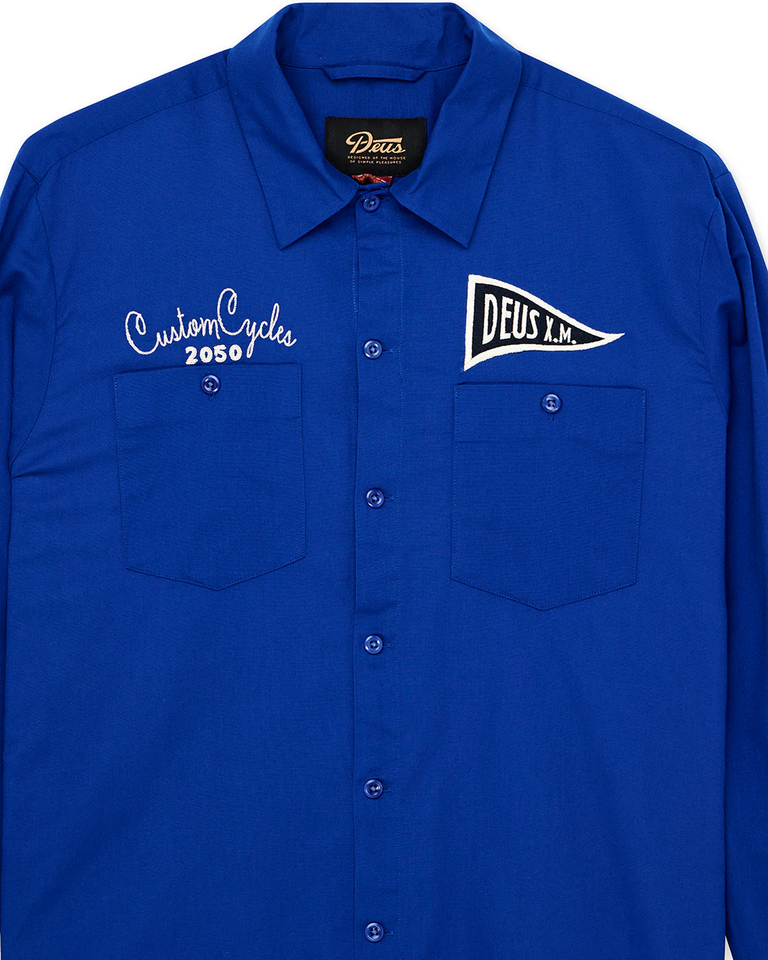 Forecourt Ls Shirt - Classic Blue - Image 7