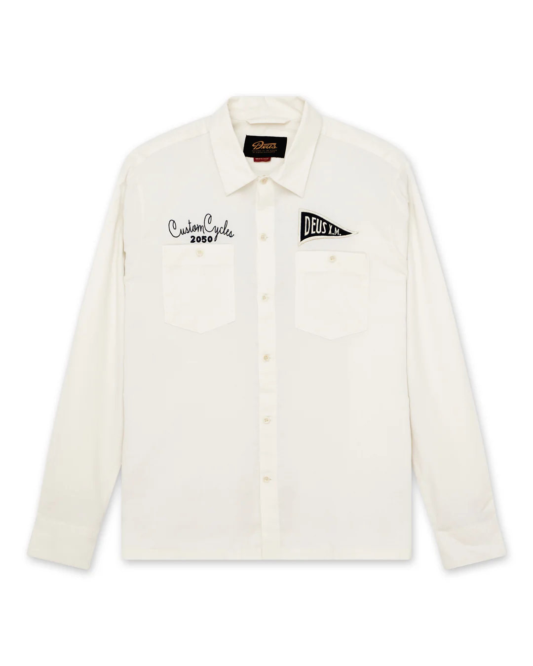 Forecourt Ls Shirt - Vintage White - Image 3