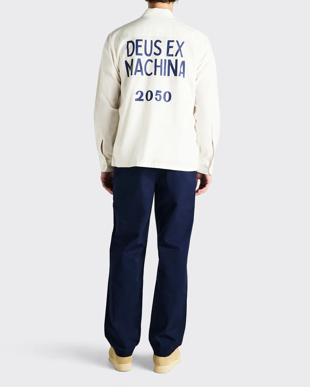 Forecourt Ls Shirt - Vintage White - Image 6