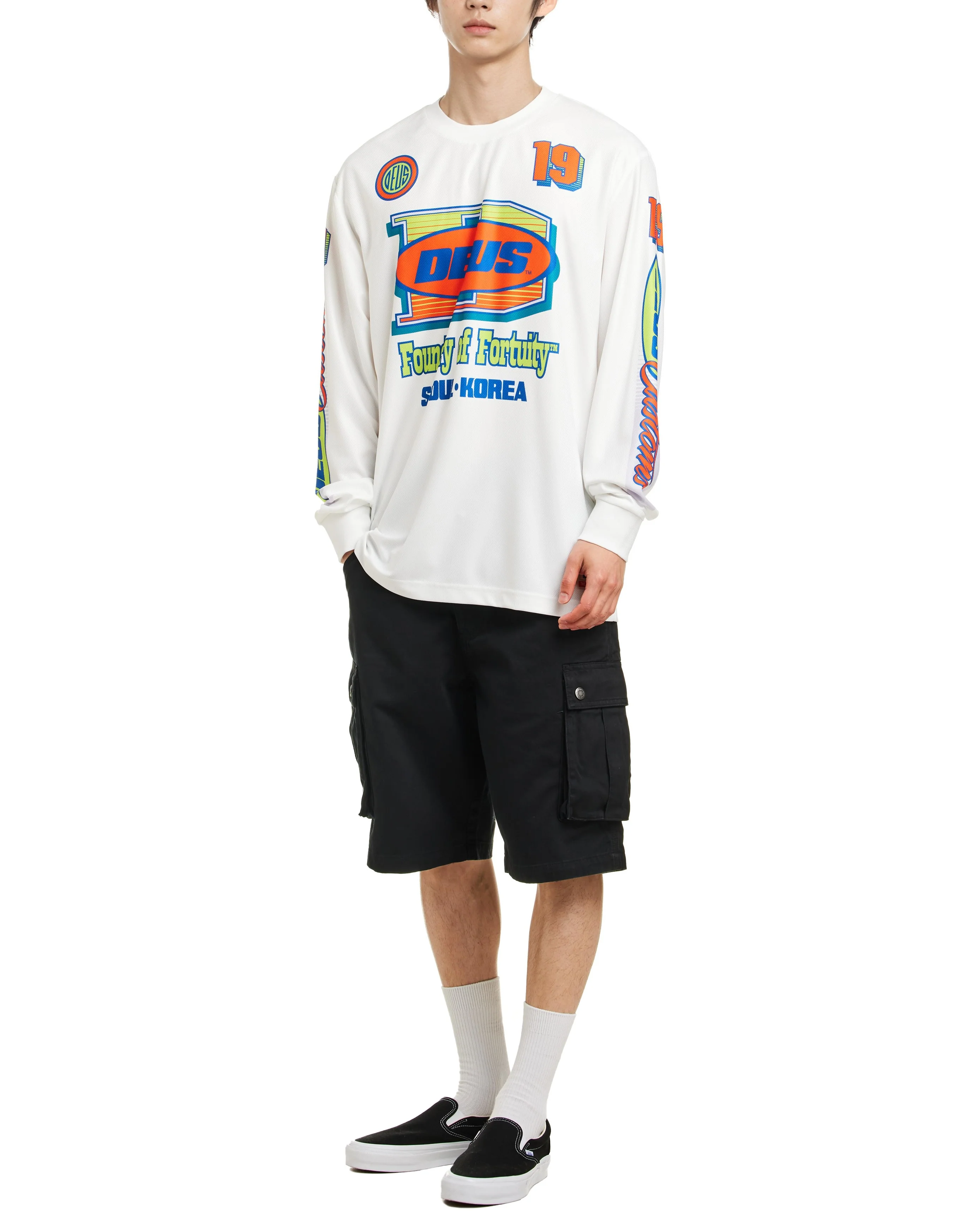 Fortuity Modern Mx Jersey - Vintage White - Image 3