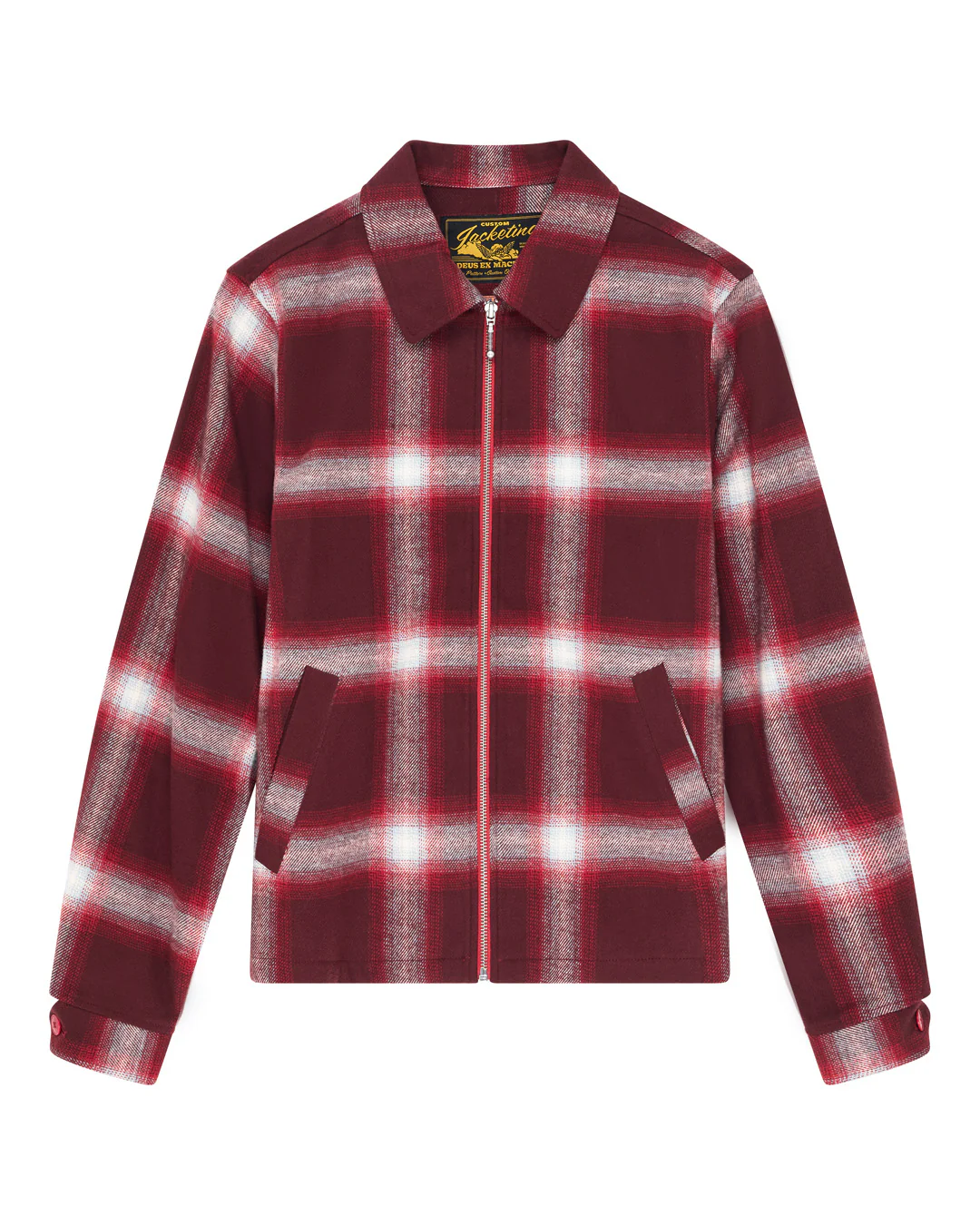 Frances Checkered Jacket - Ruby Red Check - Image 3