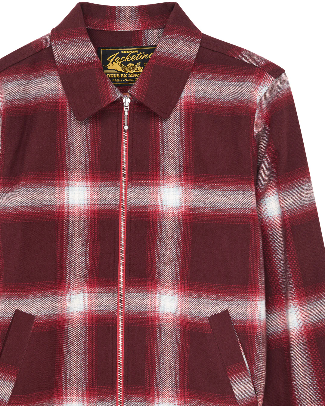 Frances Checkered Jacket - Ruby Red Check - Image 7