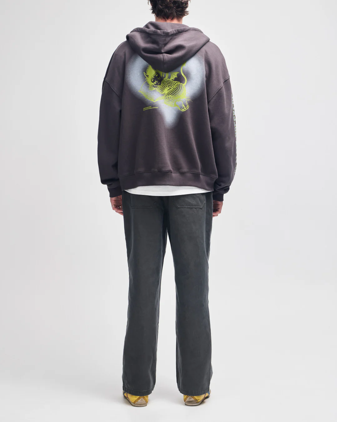 Further Out Zip Hoodie - Anthracite - Image 6