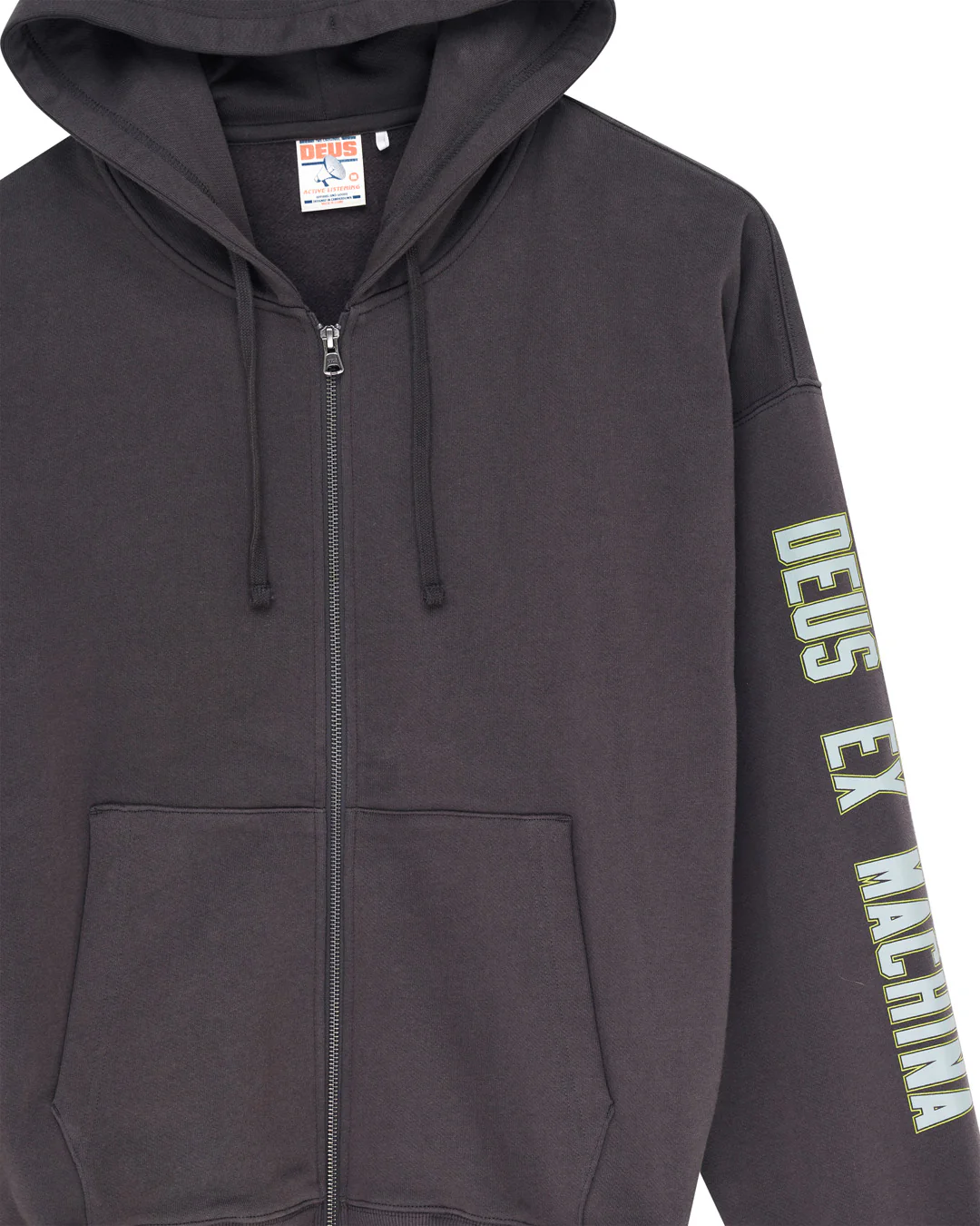 Further Out Zip Hoodie - Anthracite - Image 7