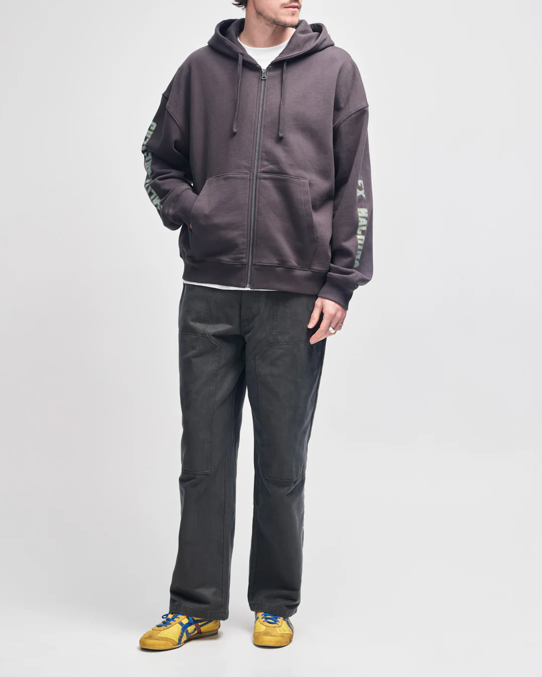 Further Out Zip Hoodie - Anthracite - Image 9