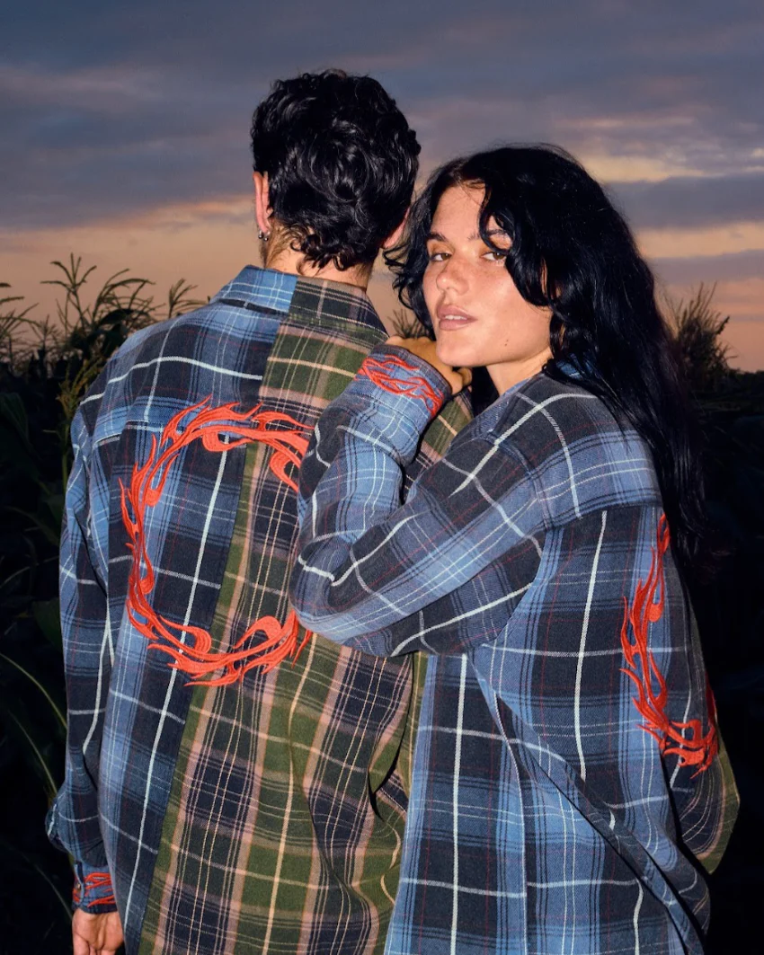Genesis Embro Flannel - Blue Check - Image 2