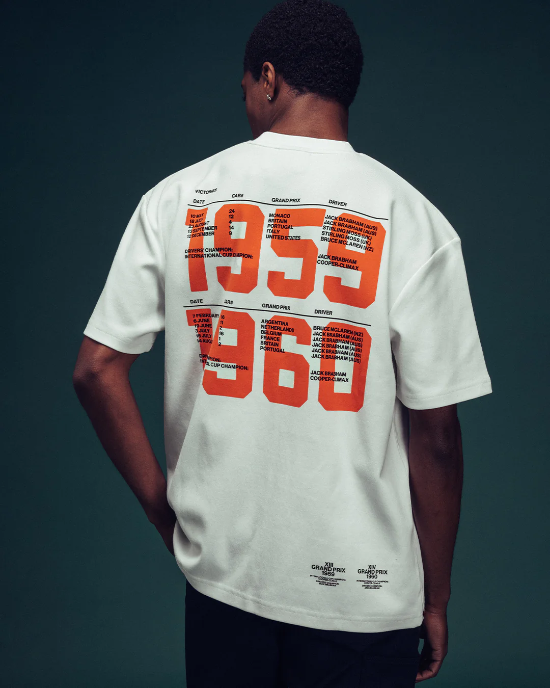 Grand Prix Tee - Vintage White