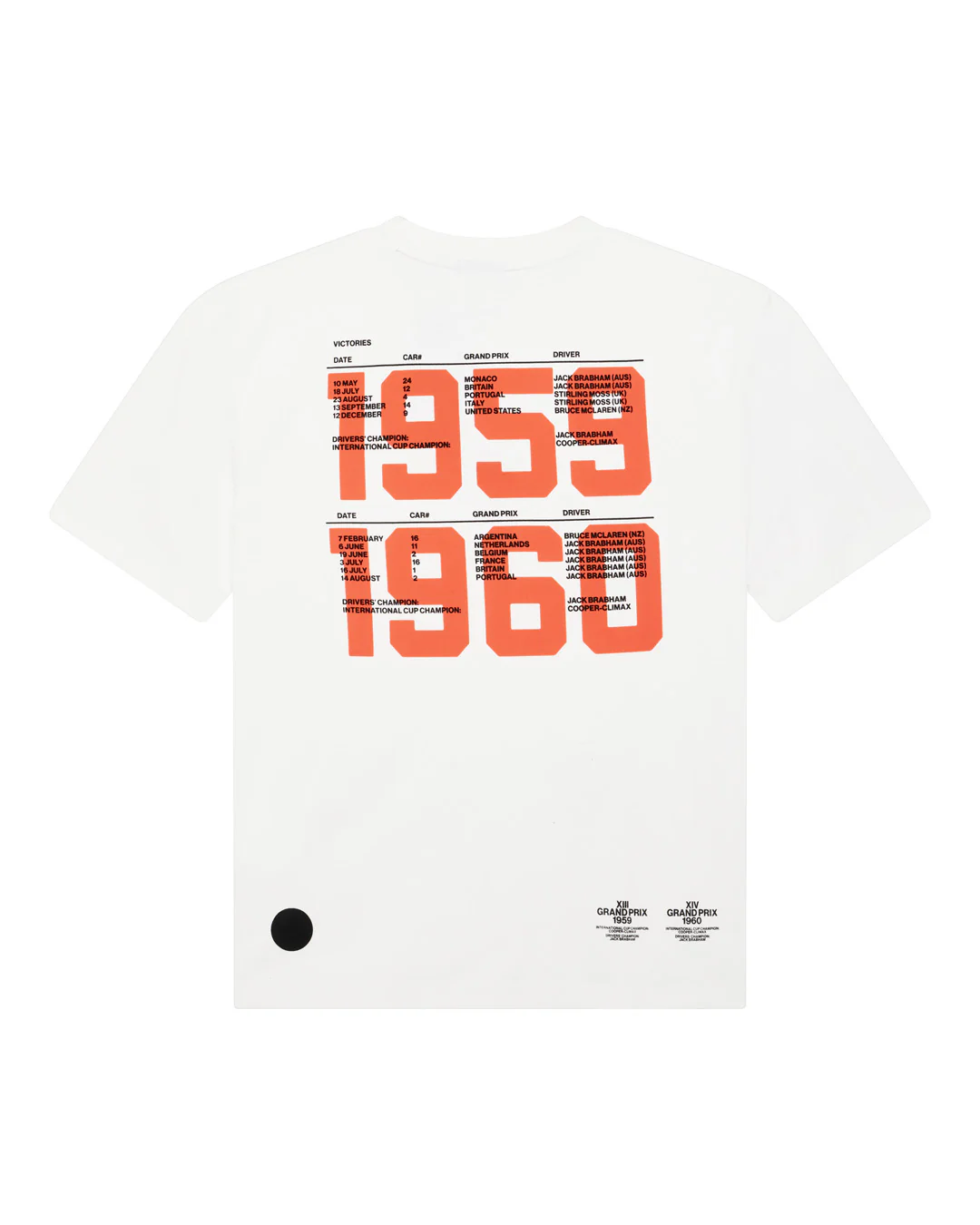 Grand Prix Tee - Vintage White - Image 5
