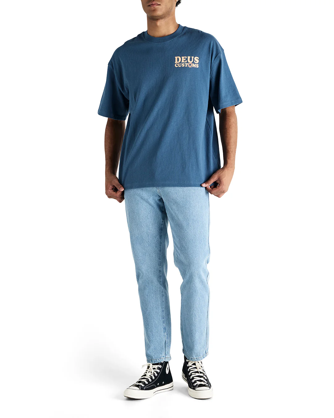 Greetings Tee - Indian Teal - Image 4