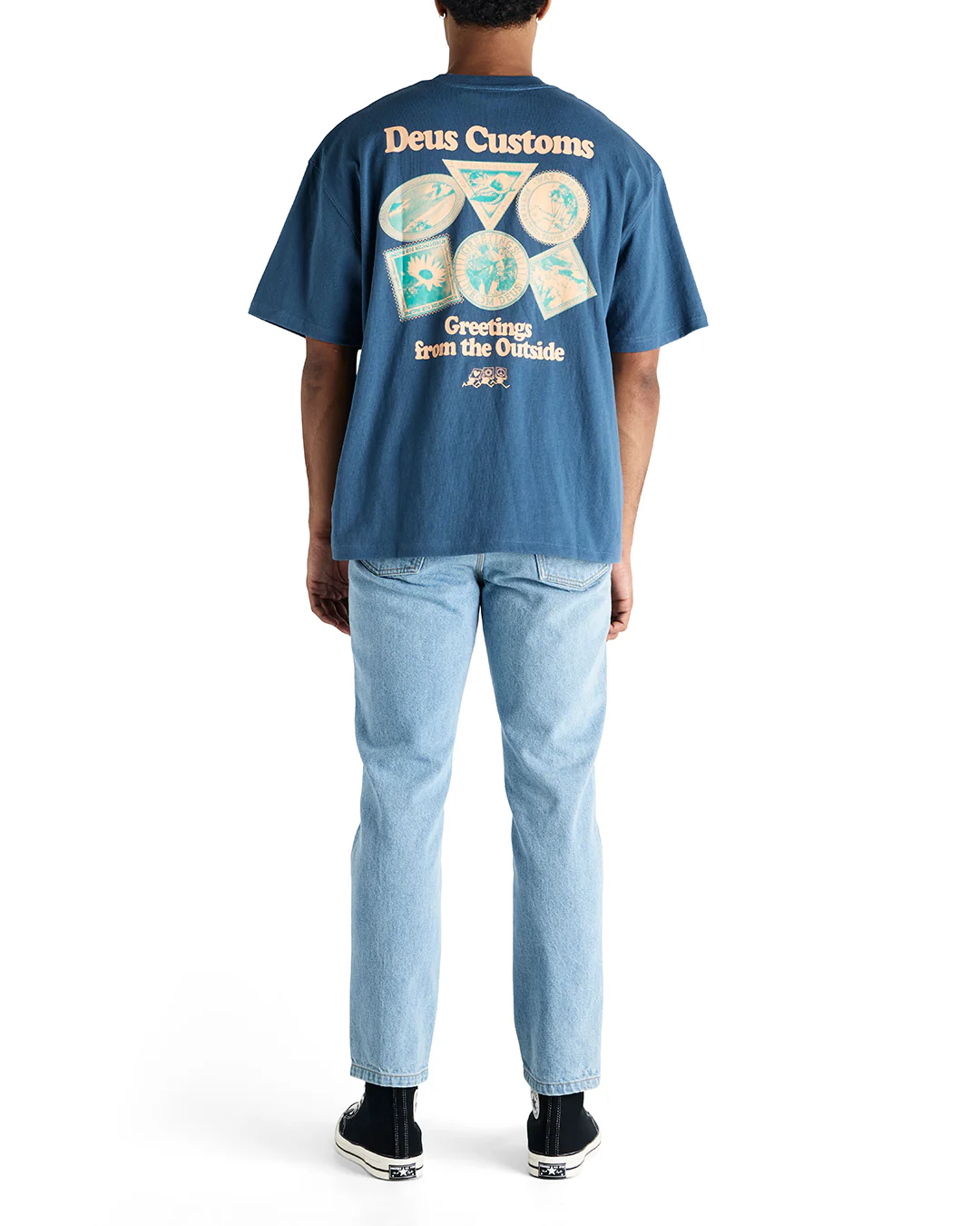 Greetings Tee - Indian Teal - Image 6