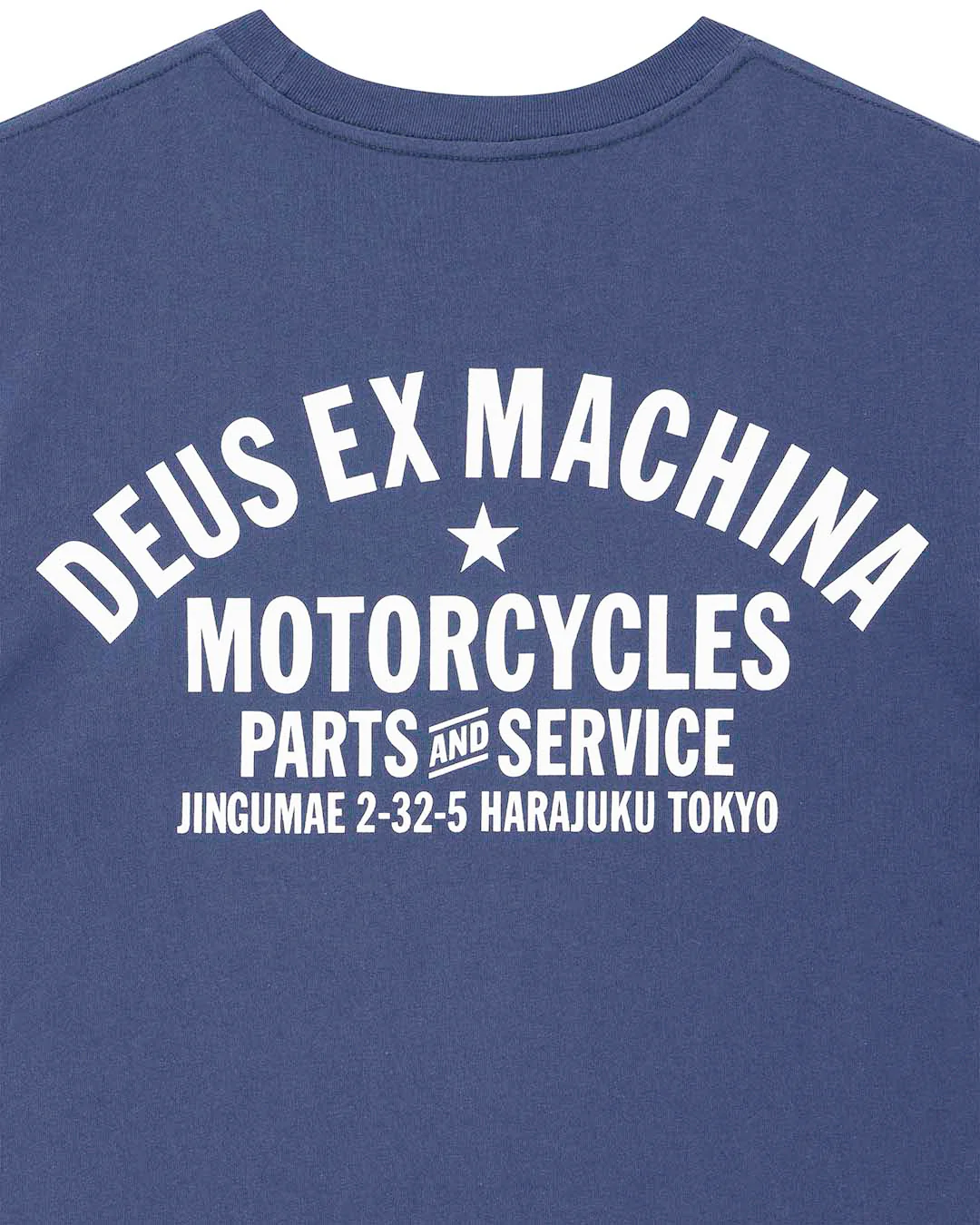 Harajuku Address Tee - Mechanic Blue - Image 8