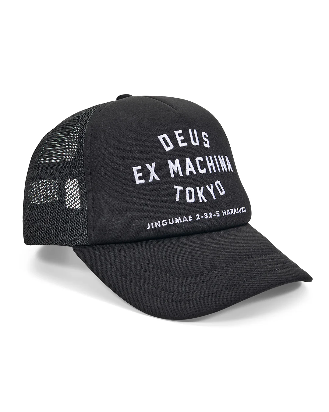 Harajuku Address Trucker - Black
