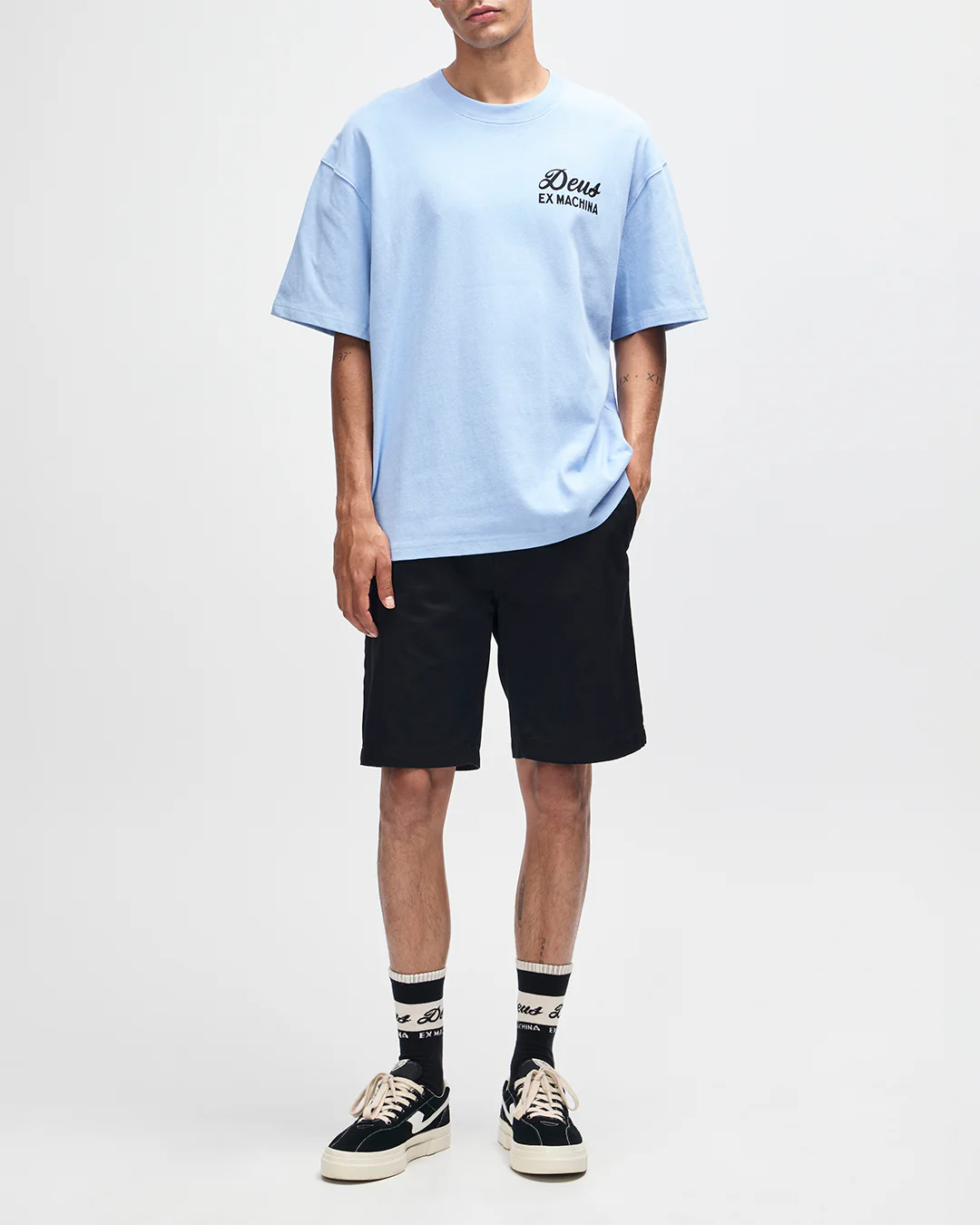 Harajuku Sign Tee - Cerulean Blue - Image 5