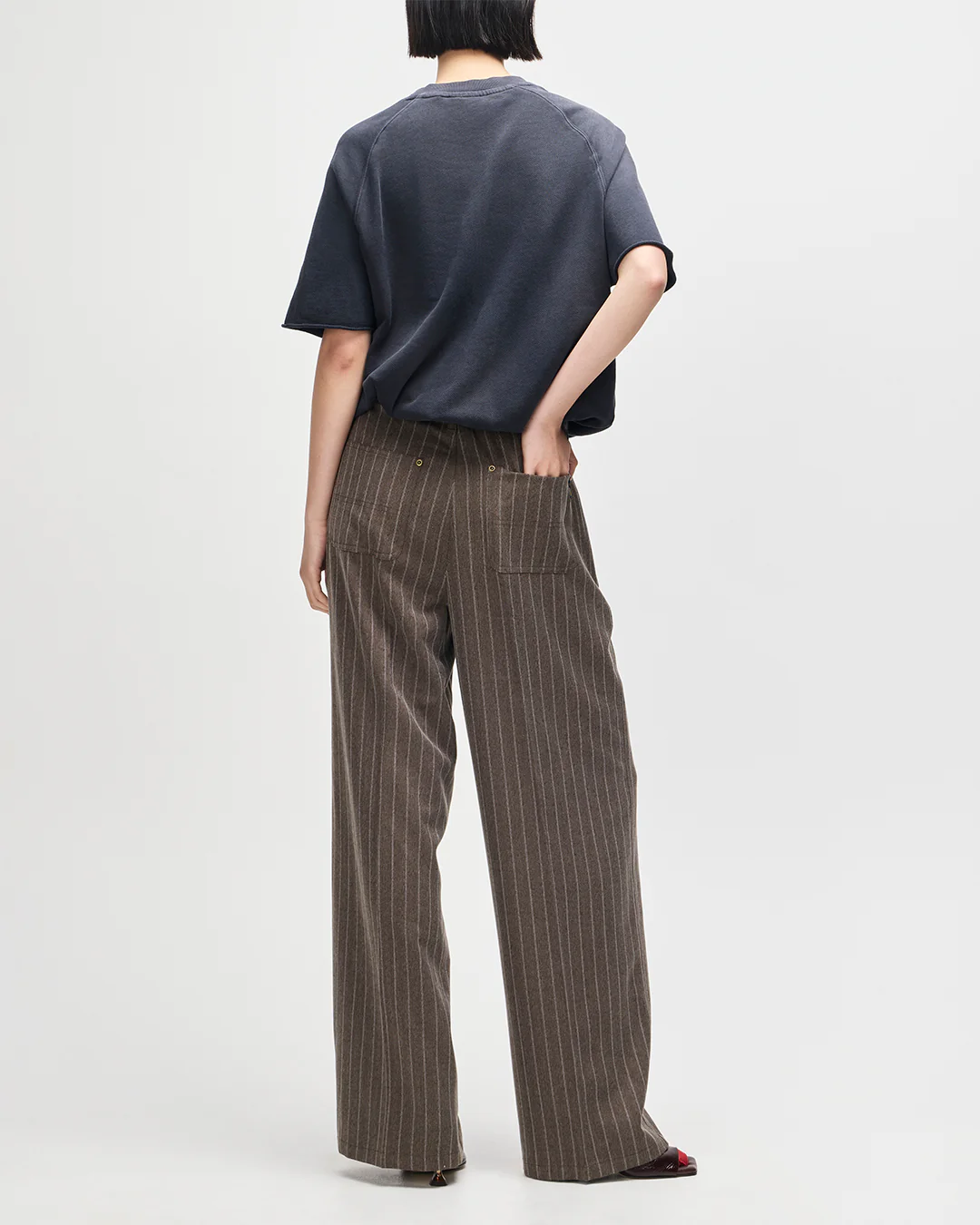 Hear & Now Stripe Pant - Gravel Grey - Image 13