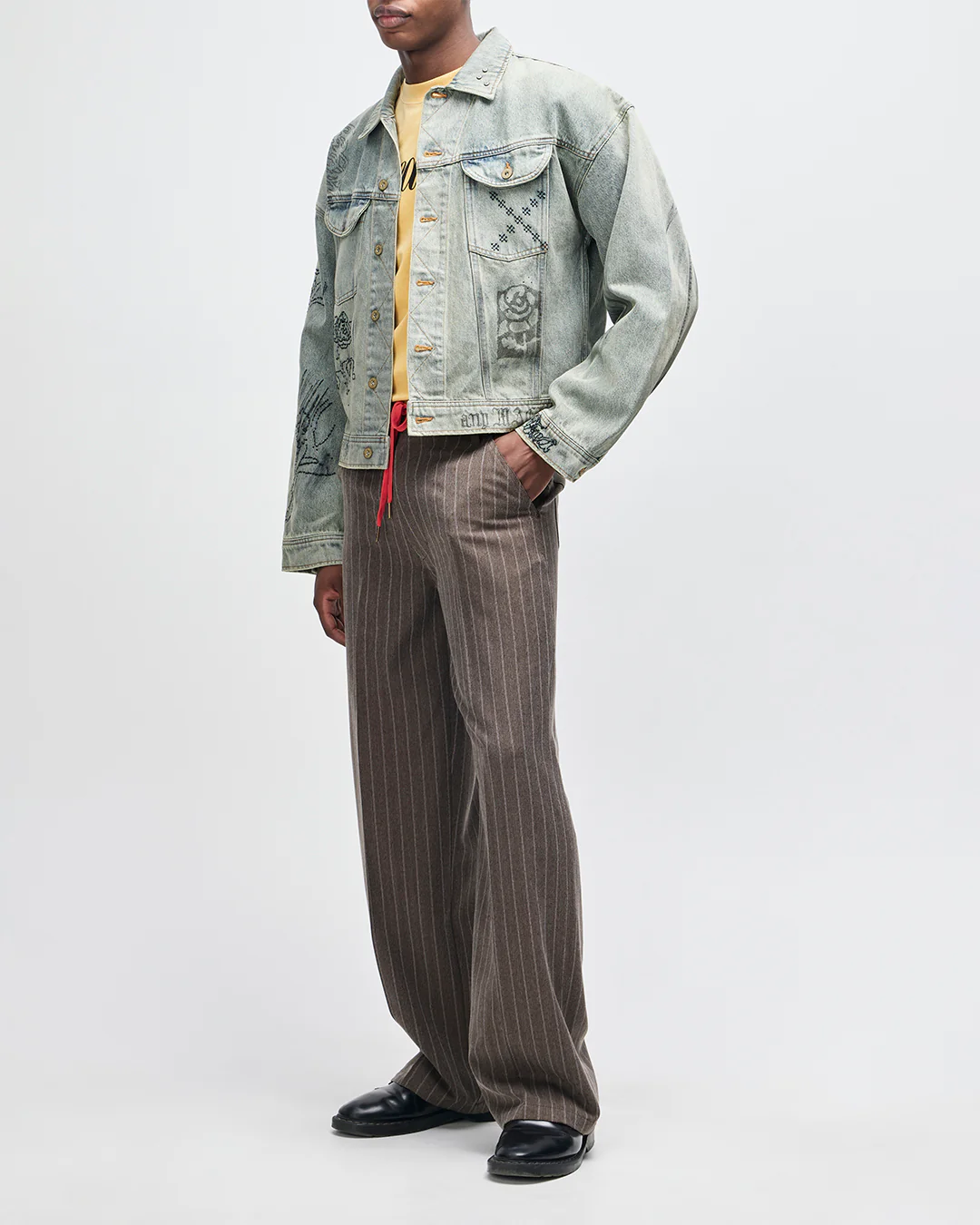 Hear & Now Stripe Pant - Gravel Grey - Image 15
