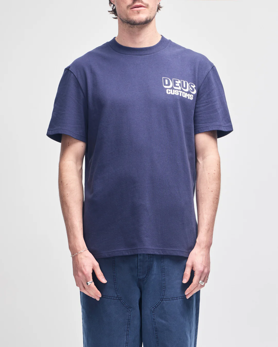 Heavy Metal Tee - Navy