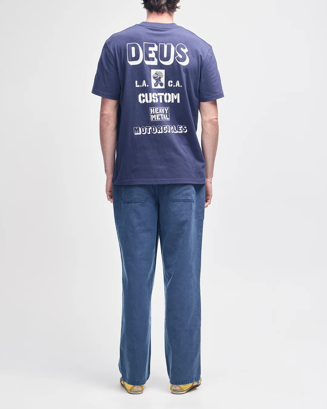Heavy Metal Tee - Navy - Image 6