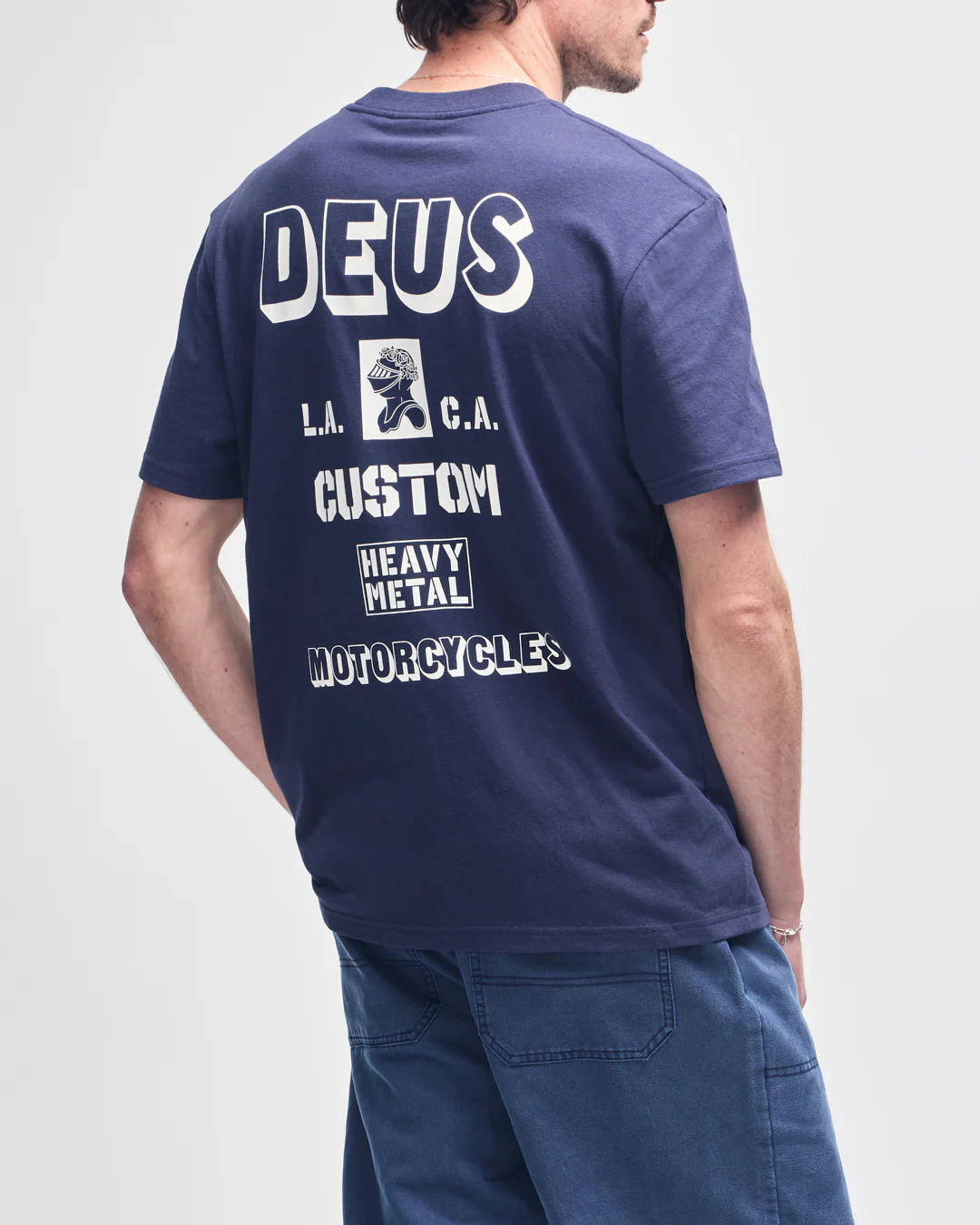 Heavy Metal Tee - Navy - Image 9