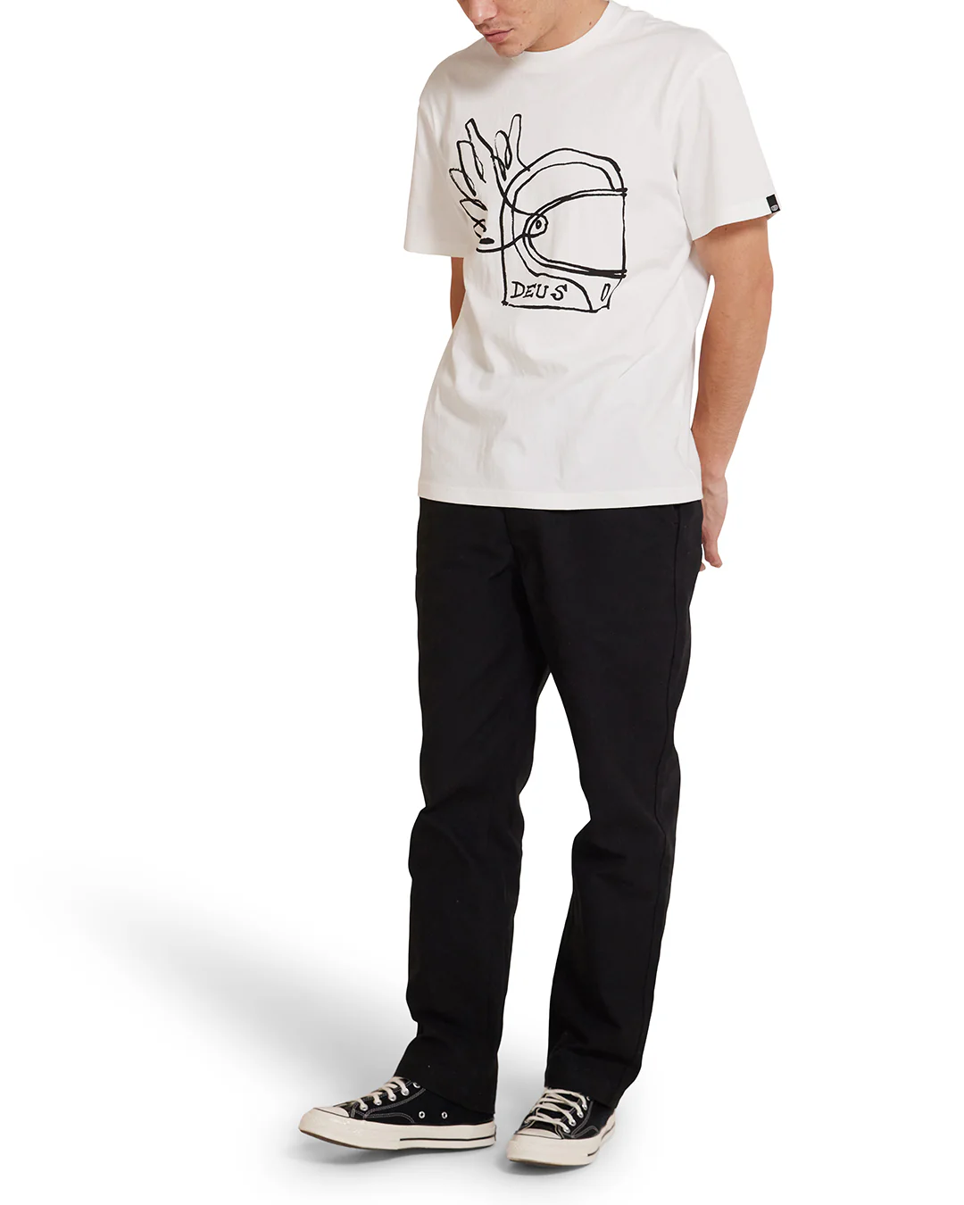 Helmet Tee - Vintage White - Image 5