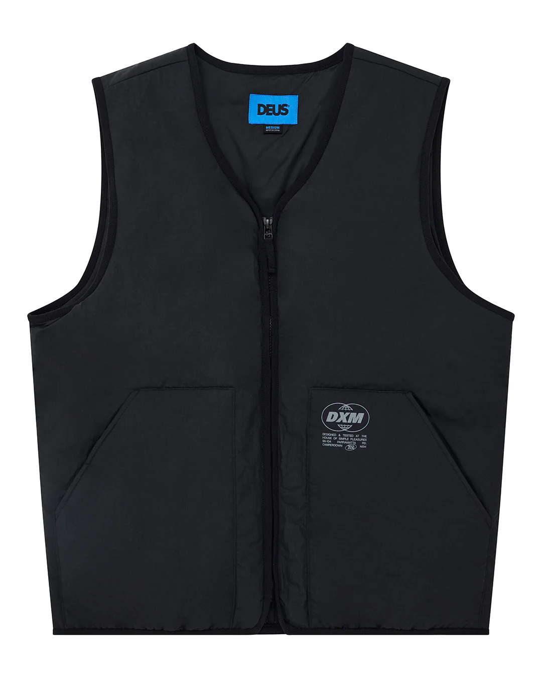 Hiro Padded Vest - Black
