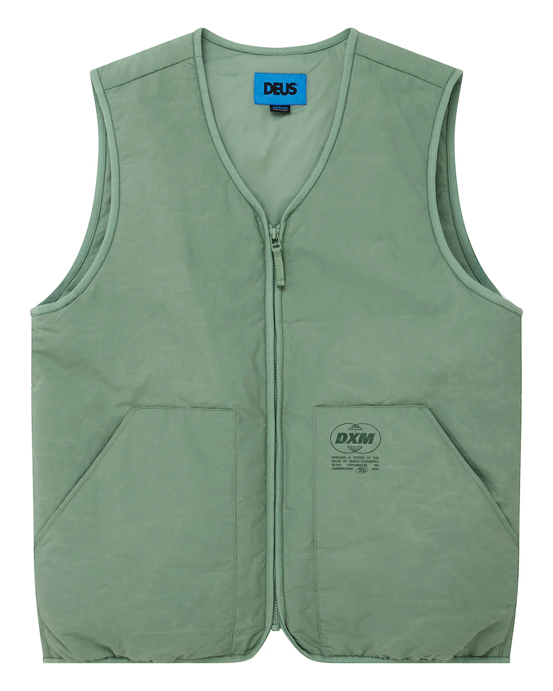 Hiro Padded Vest - Loden Frost Green - Image 3
