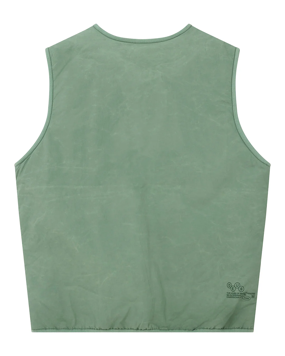 Hiro Padded Vest - Loden Frost Green - Image 4