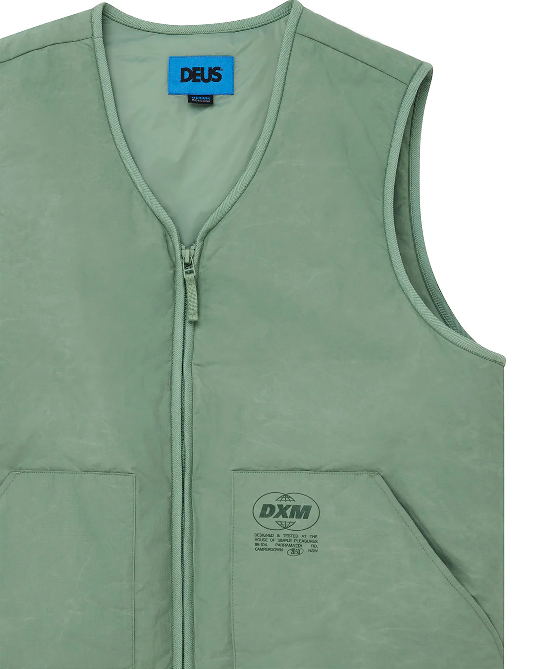 Hiro Padded Vest - Loden Frost Green - Image 7