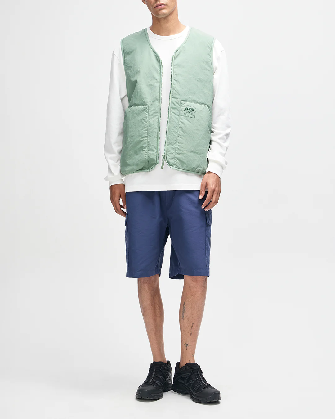 Hiro Padded Vest - Loden Frost Green - Image 9