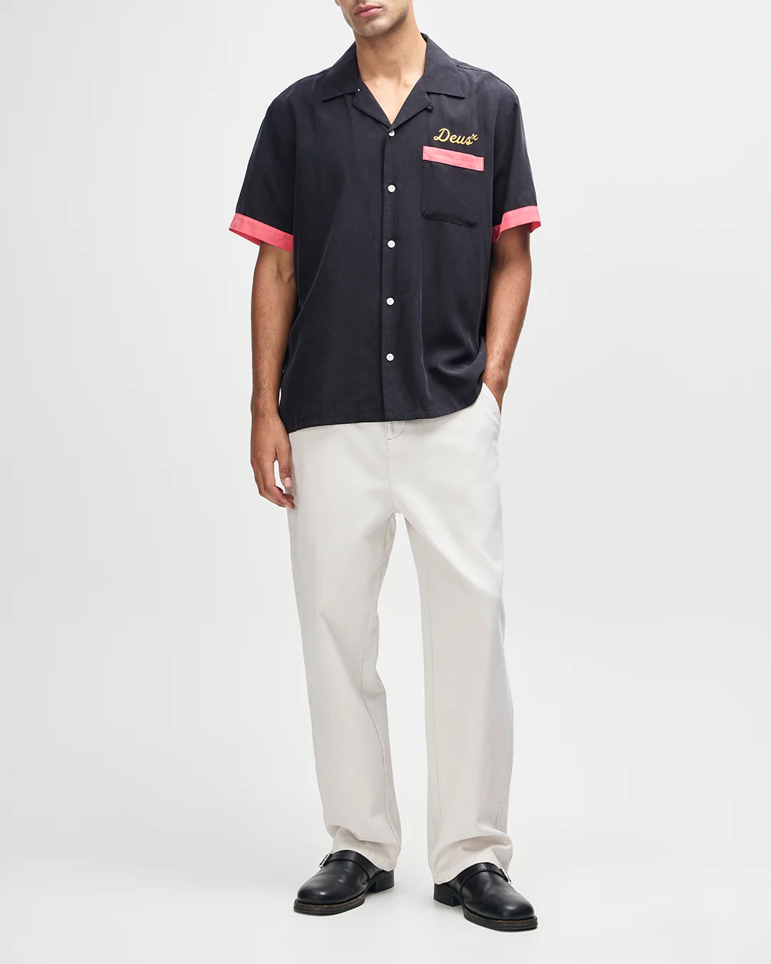 Hisssterical Bowling Shirt - Black - Image 5