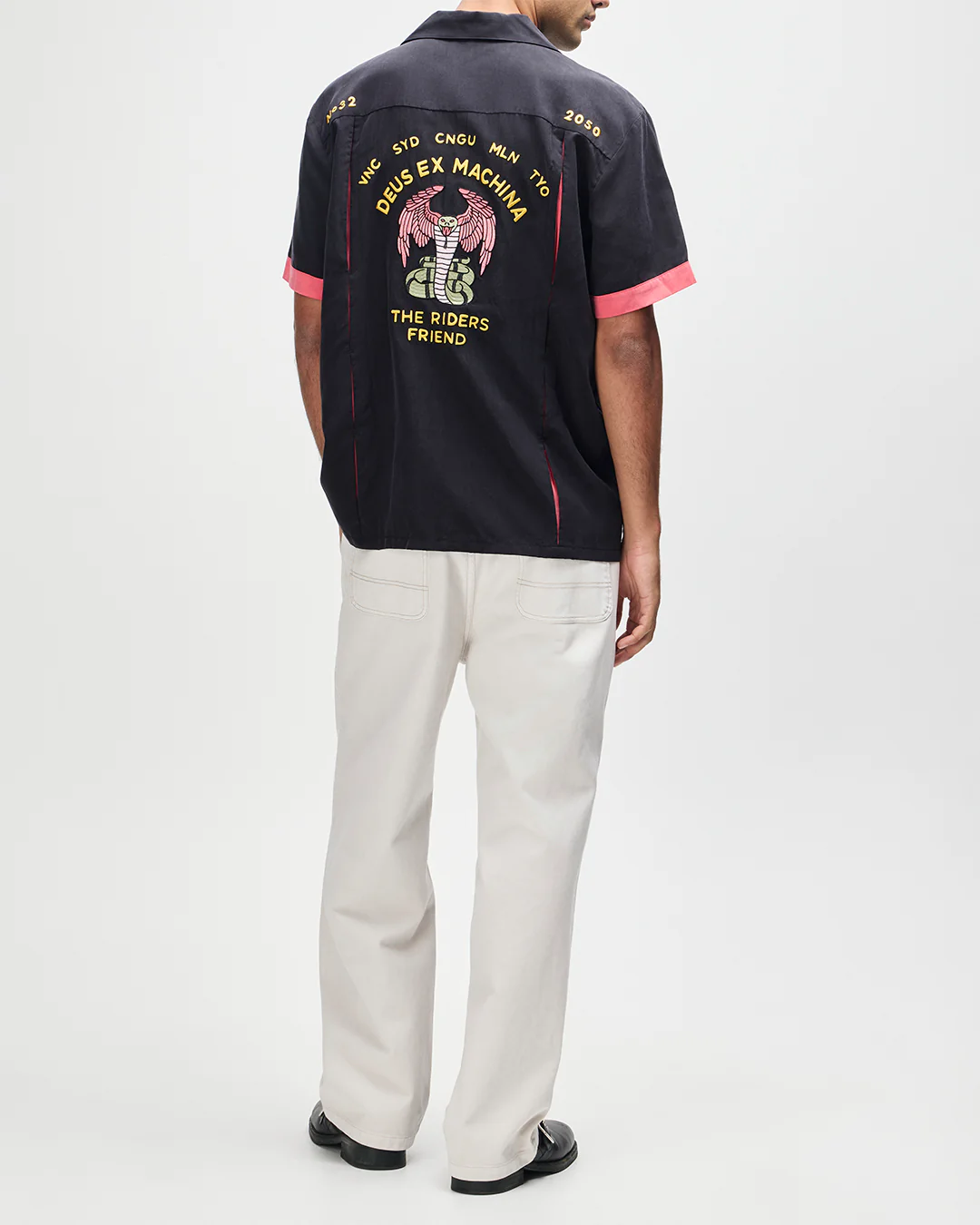 Hisssterical Bowling Shirt - Black - Image 6