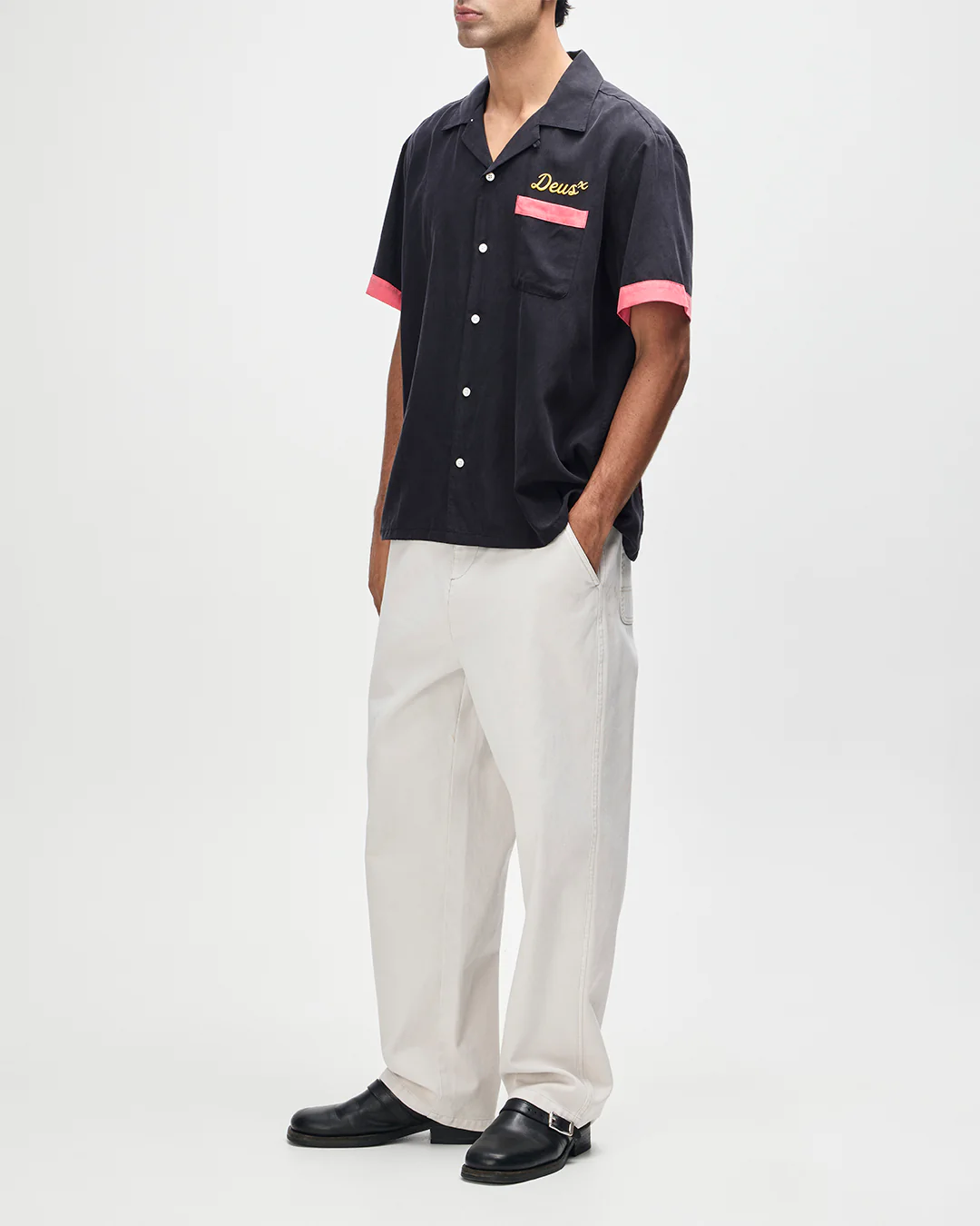 Hisssterical Bowling Shirt - Black - Image 9