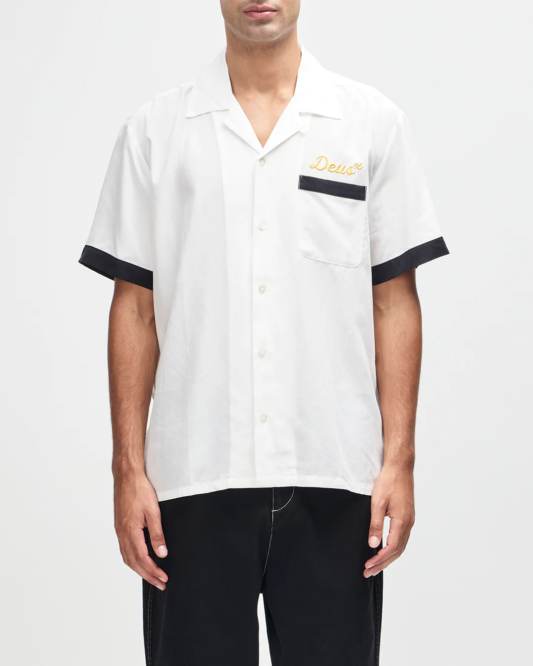 Hisssterical Bowling Shirt - Vintage White - Image 2