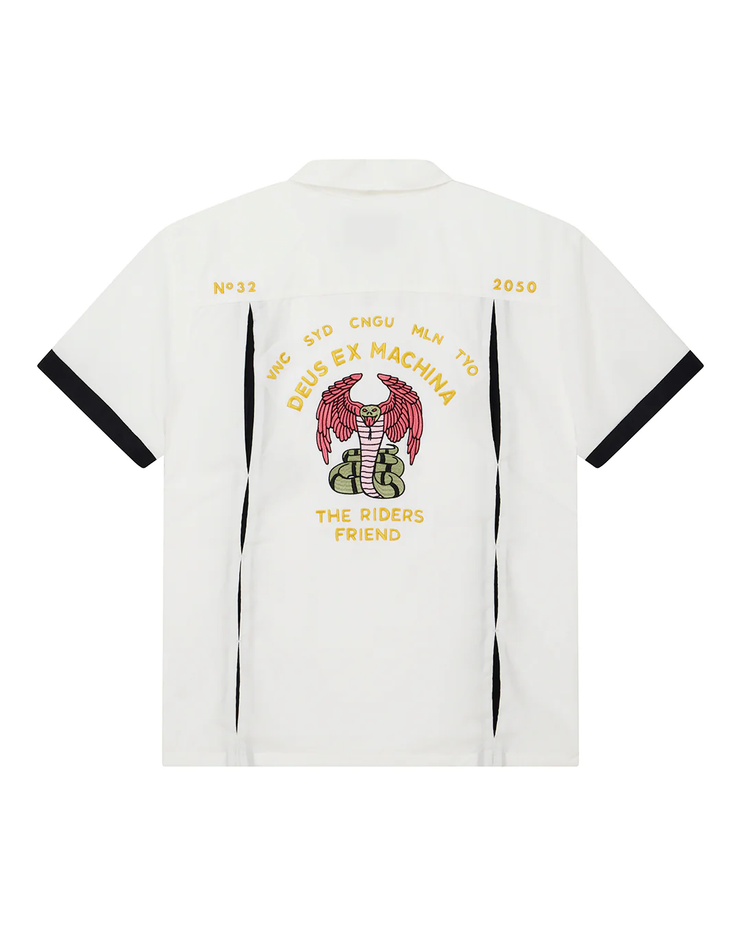 Hisssterical Bowling Shirt - Vintage White - Image 4