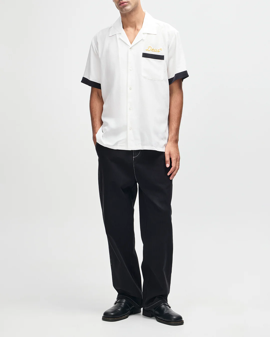 Hisssterical Bowling Shirt - Vintage White - Image 5