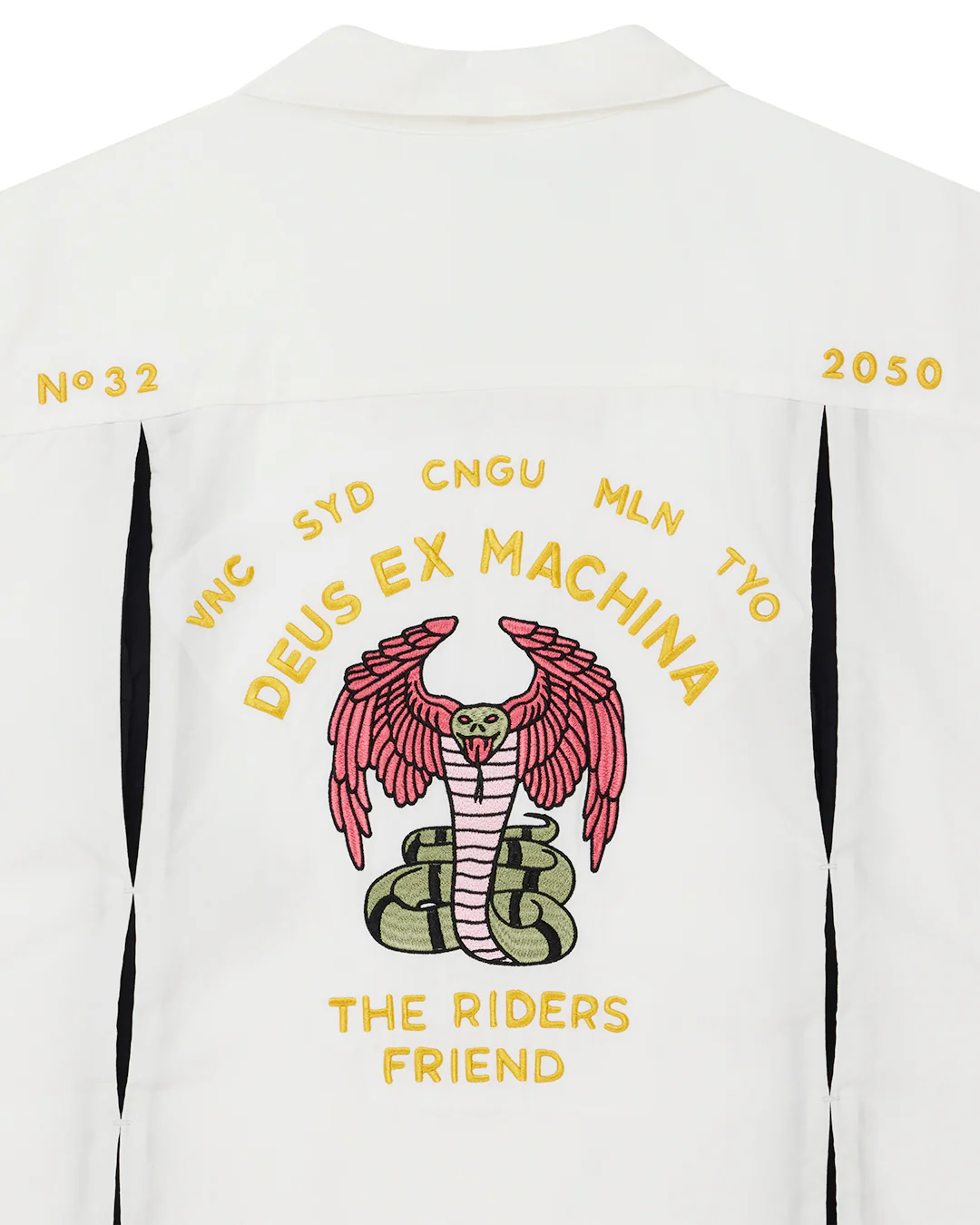 Hisssterical Bowling Shirt - Vintage White - Image 8