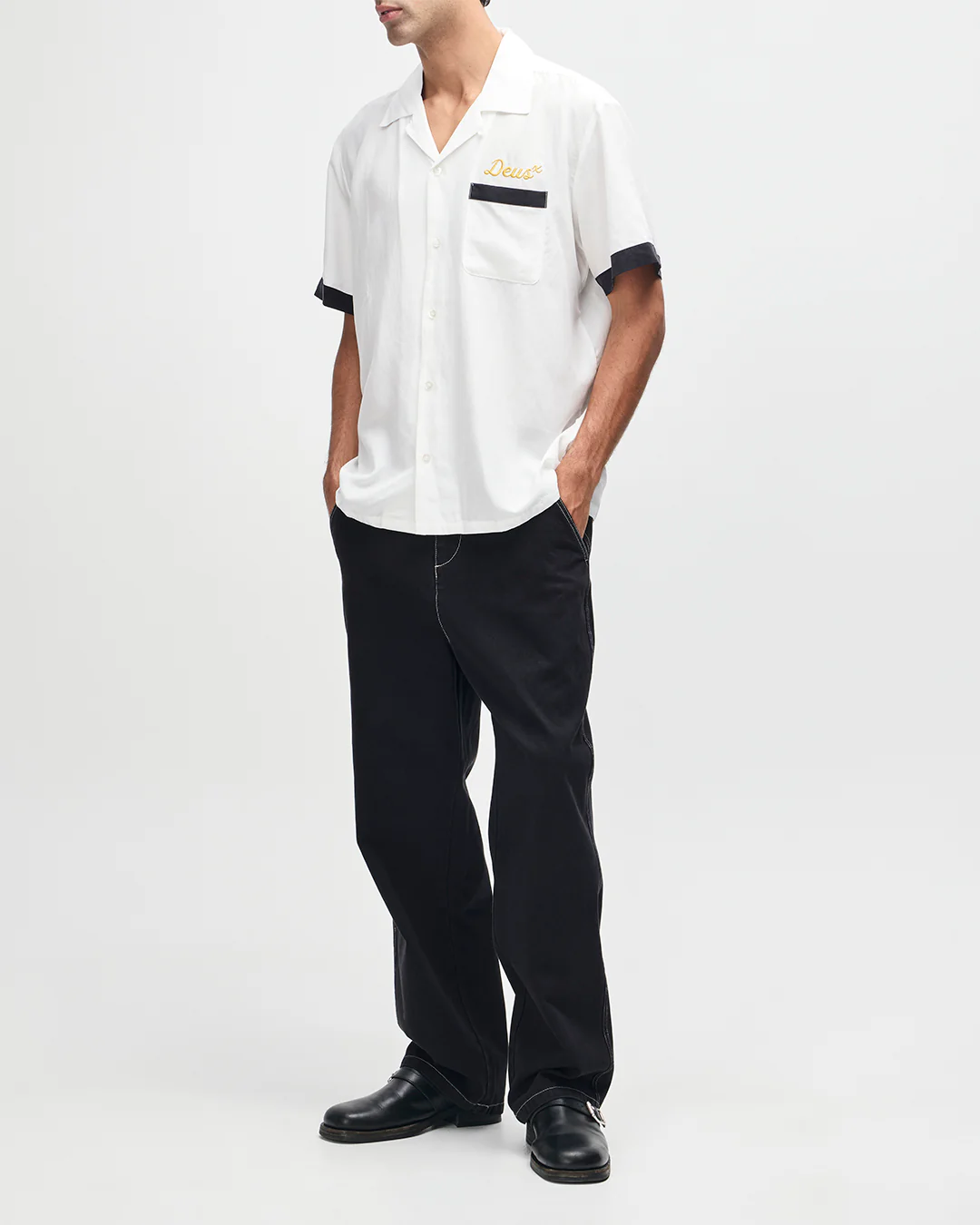 Hisssterical Bowling Shirt - Vintage White - Image 9