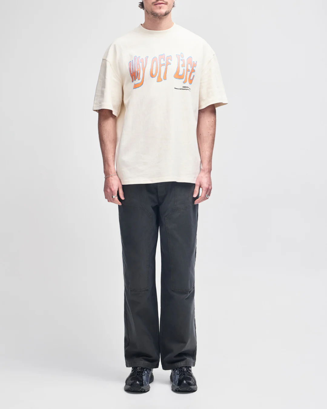 Honeychain Os Tee - Dirty White - Image 5
