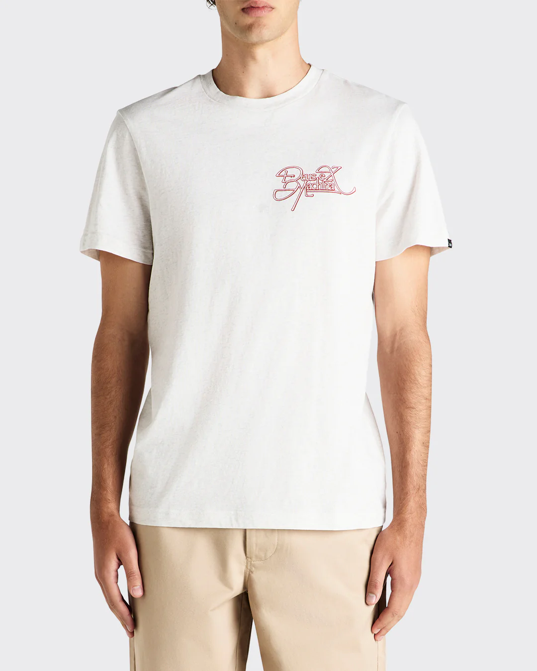 Hyperdrive Tee - Light Grey Marle