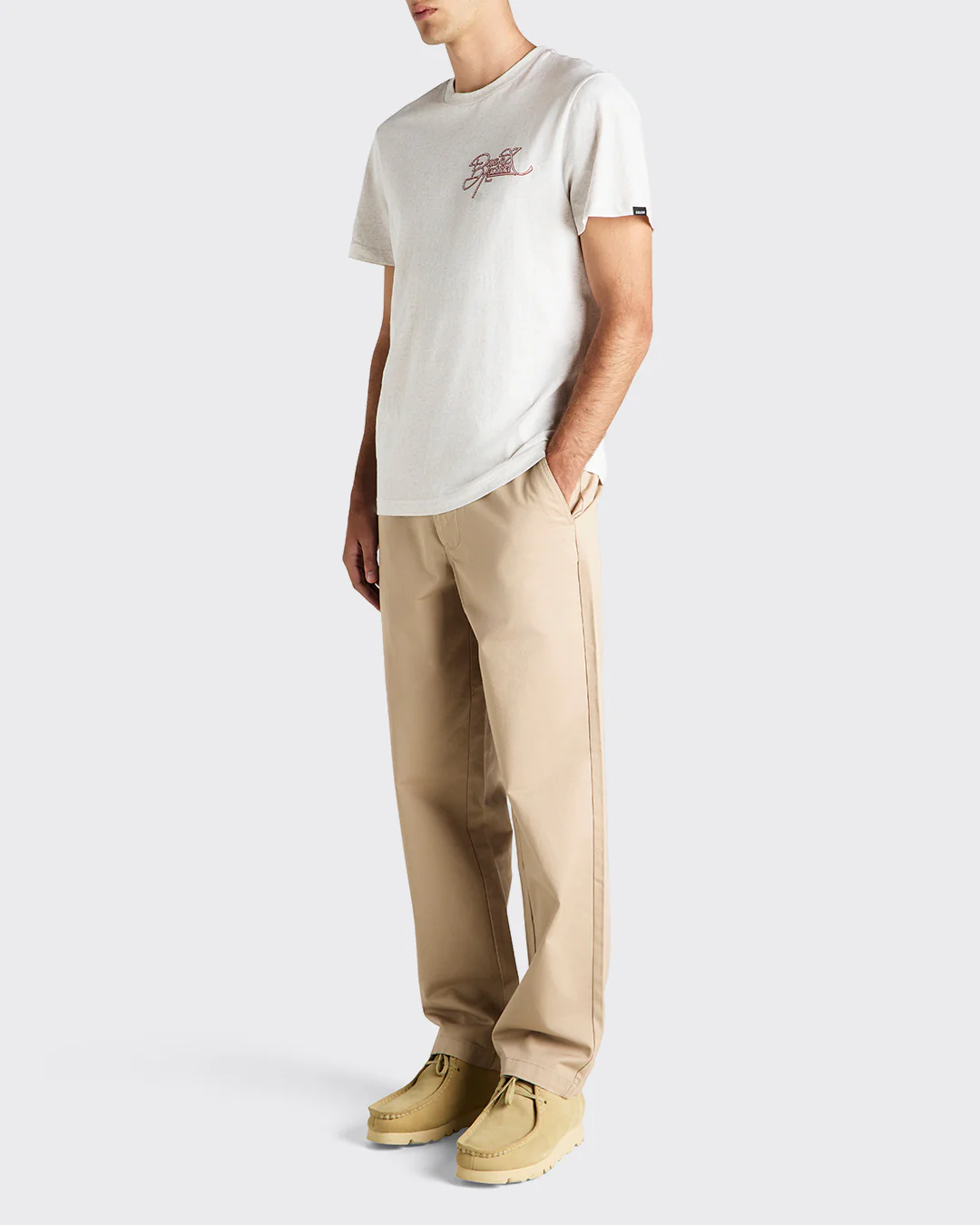Hyperdrive Tee - Light Grey Marle - Image 9