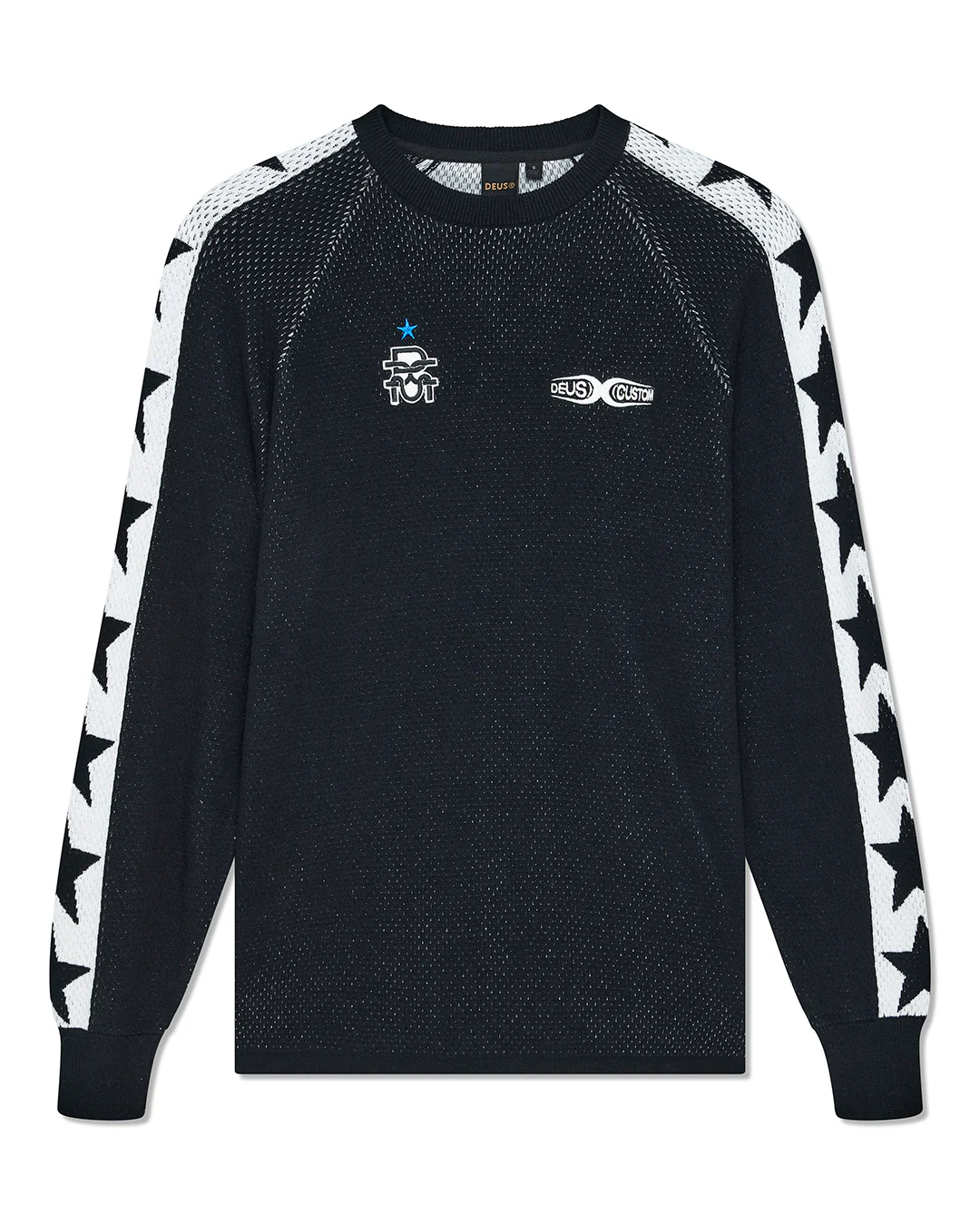 Icon Mesh Knit Top - Black - Image 5
