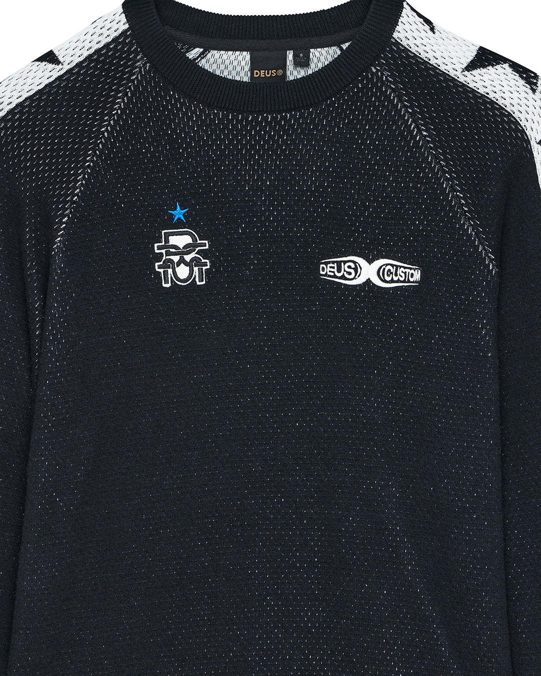 Icon Mesh Knit Top - Black - Image 7
