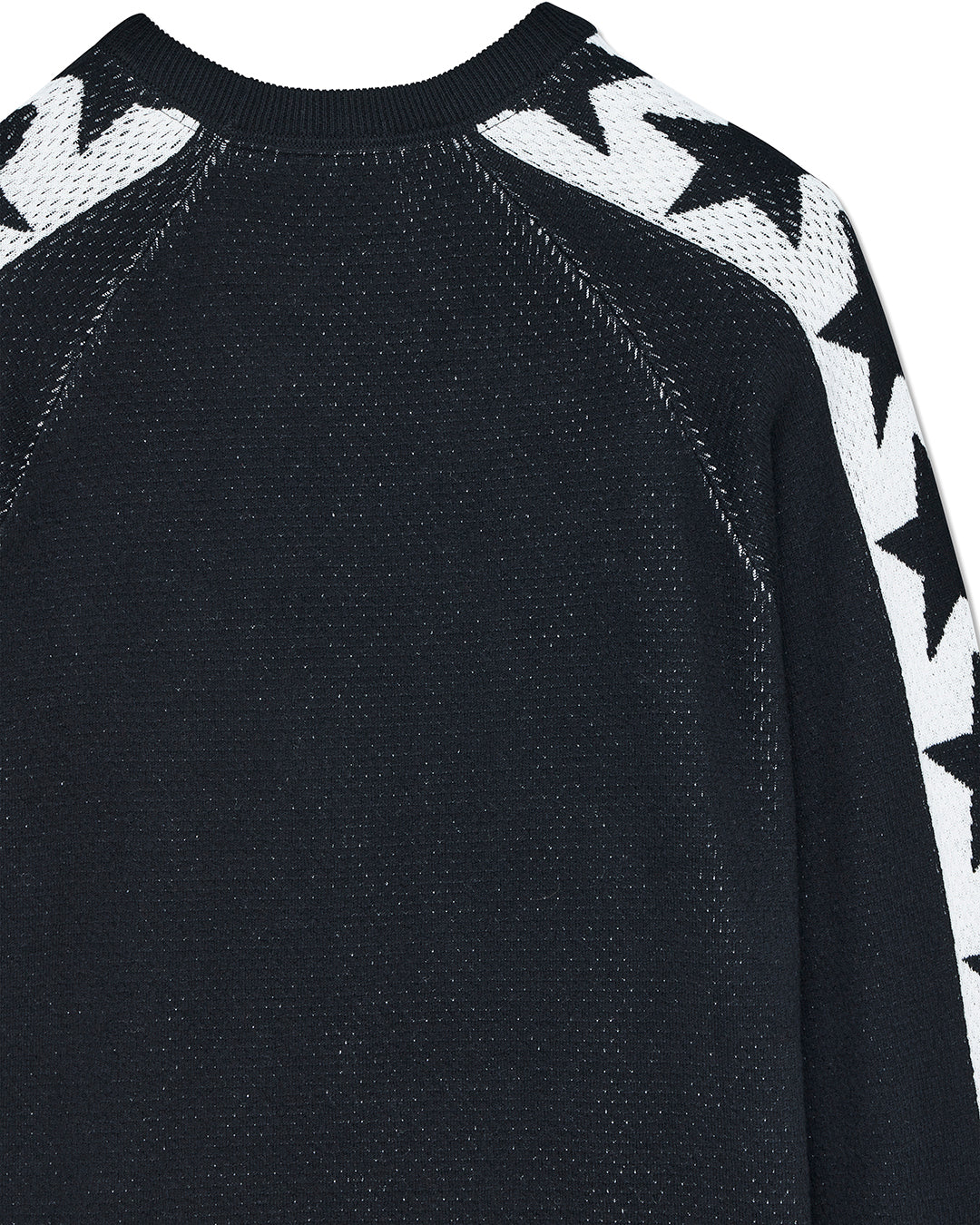 Icon Mesh Knit Top - Black - Image 8