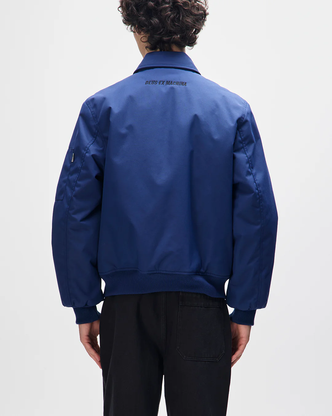 In Benzin Flight Jacket - Estate Blue - Image 2