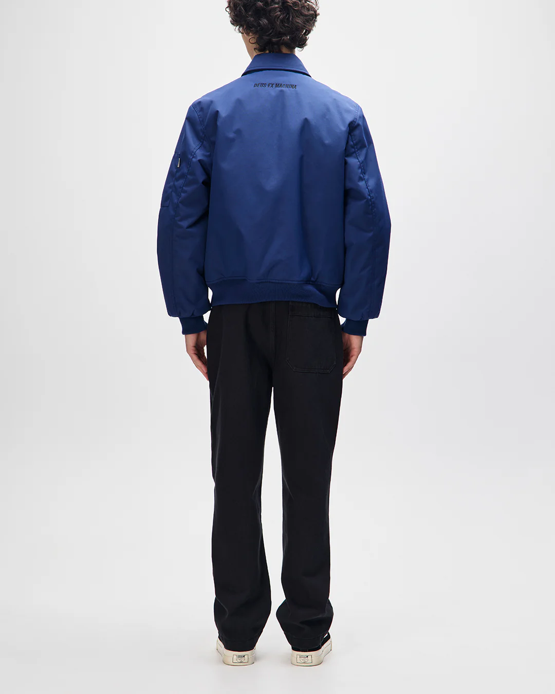 In Benzin Flight Jacket - Estate Blue - Image 7