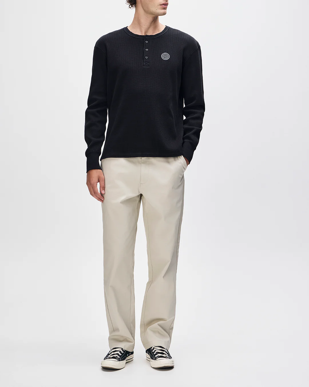 In Benzin Henley Thermal - Black - Image 7