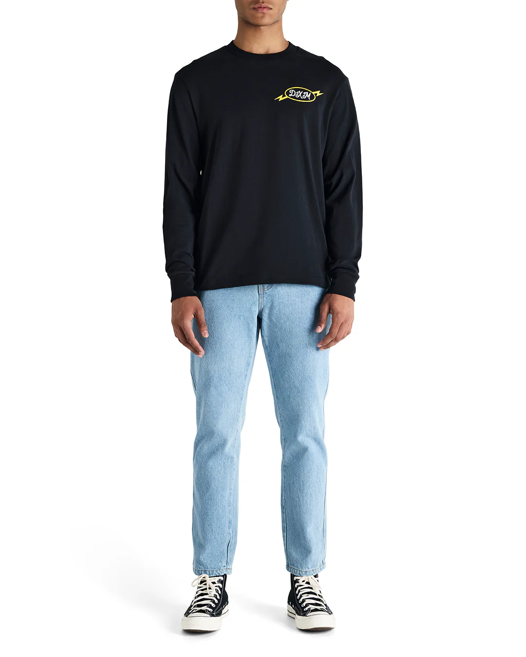 Iota Ls Tee - Black - Image 3