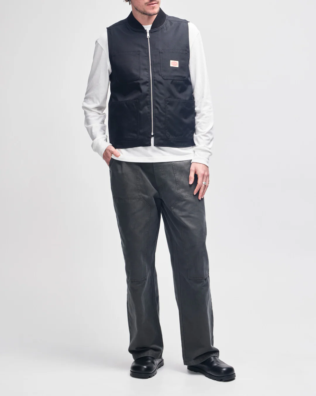 Irving Padded Vest - Black - Image 6