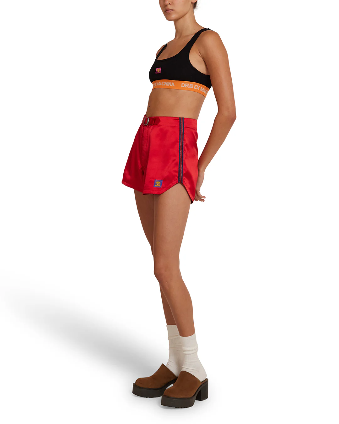 Jiji Satin Short - Race Red - Image 4