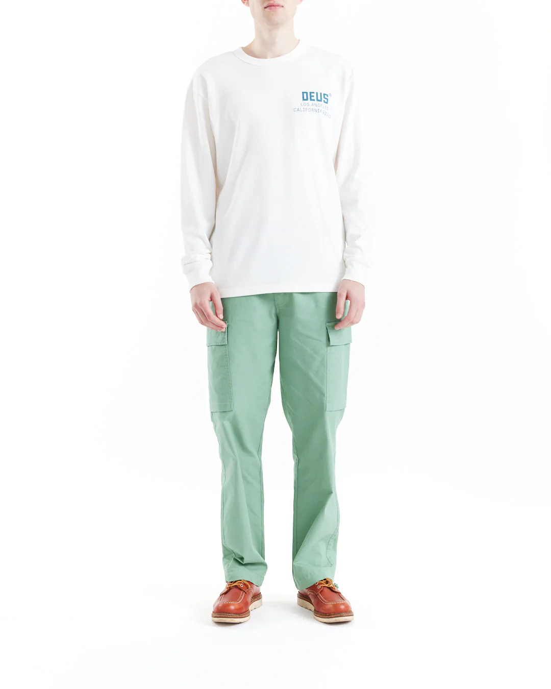 Jones Ls Tee - Vintage White - Image 3